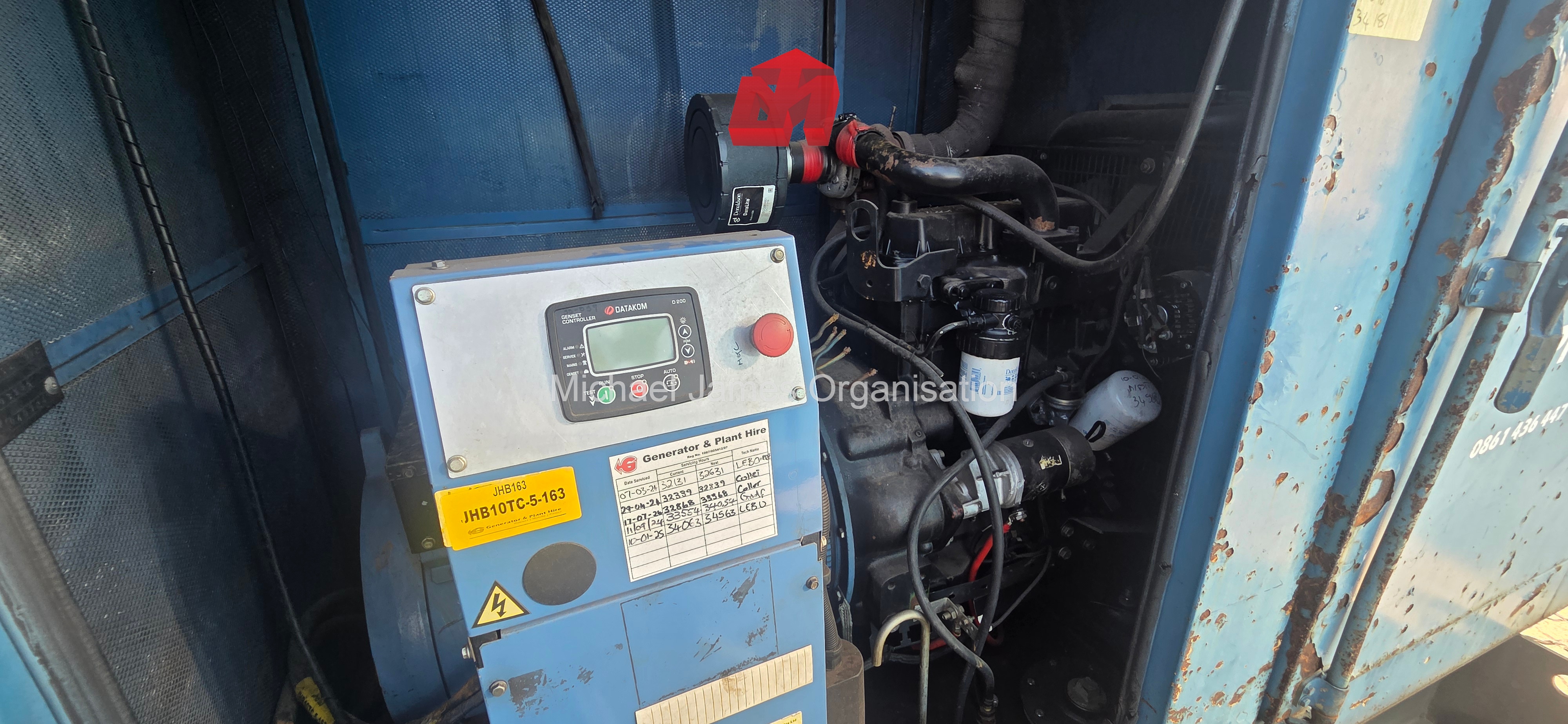 40kVA JOHN DEERE GENERATOR , DGS40SS.002 thumbnail 2