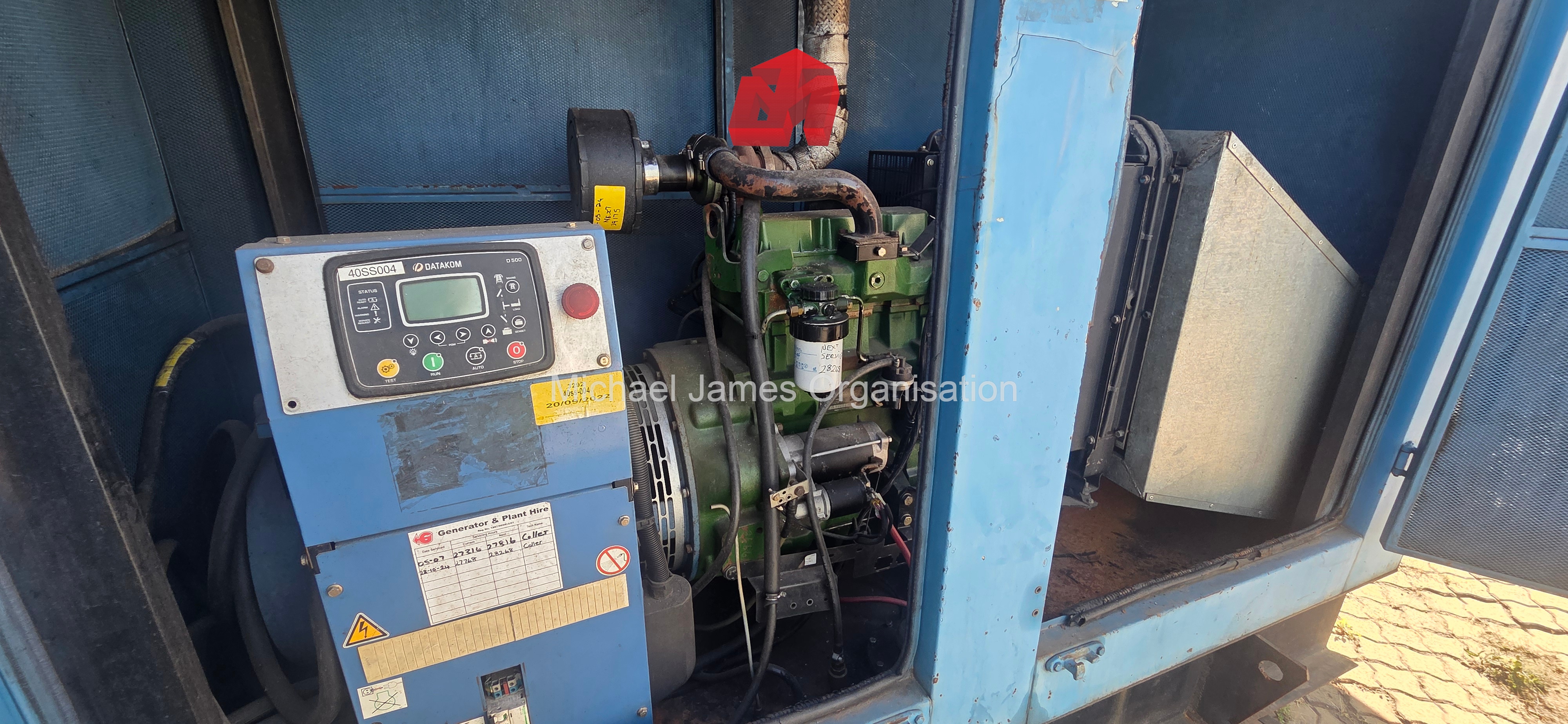 40kVA JOHN DEERE GENERATOR , DGS40SS.004 thumbnail 2