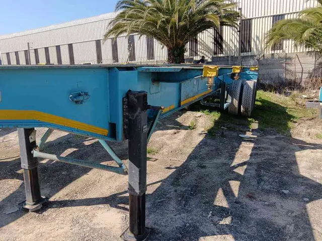 2007 TOP TRAILERS DOUBLE AXLE SKELETAL