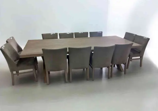 12 Seater Dining room Table with Chairs