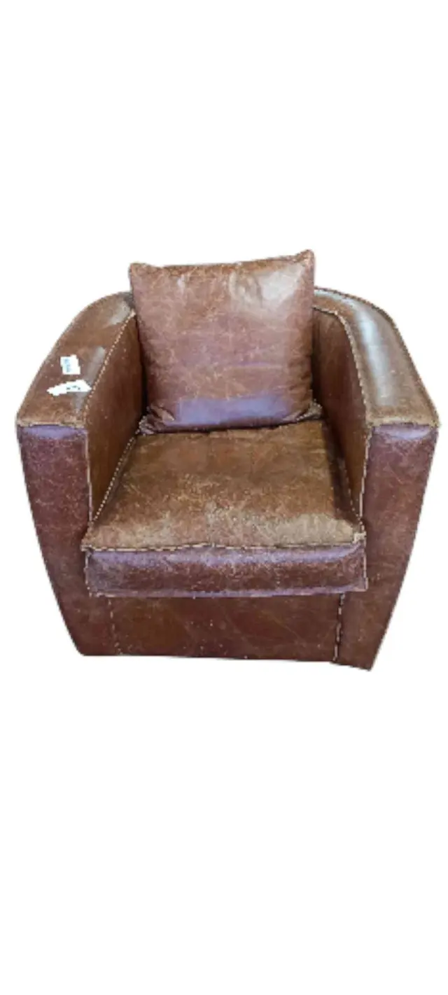 Leather Tub Chair