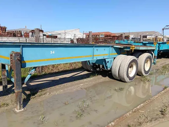 2003 HENRED FRUEHAUF DOUBLE AXLE SKELETAL