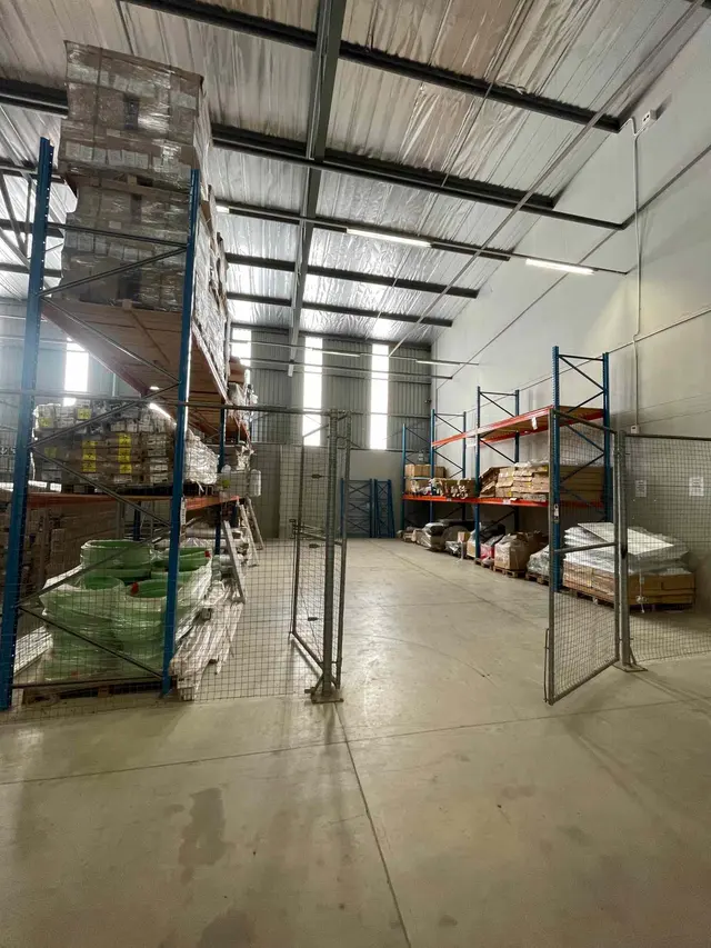 2 X INDUSTRIAL SHELVING UNITS