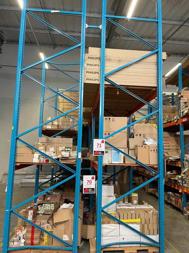2 X INDUSTRIAL SHELVES