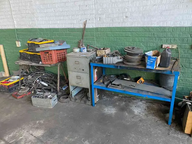 2 x Work Benches & Contents