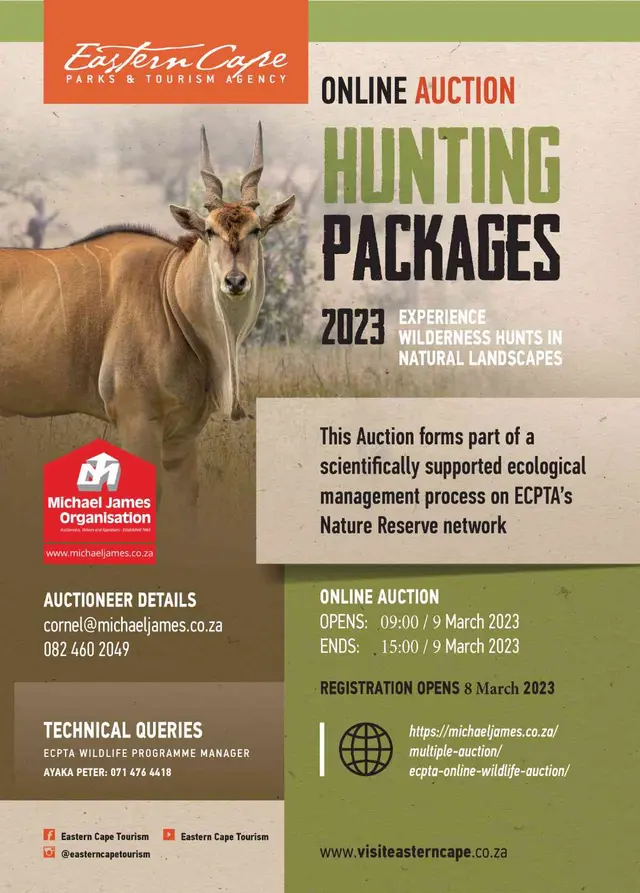 Lot 40 - SA Hunters 14-18 August 2023