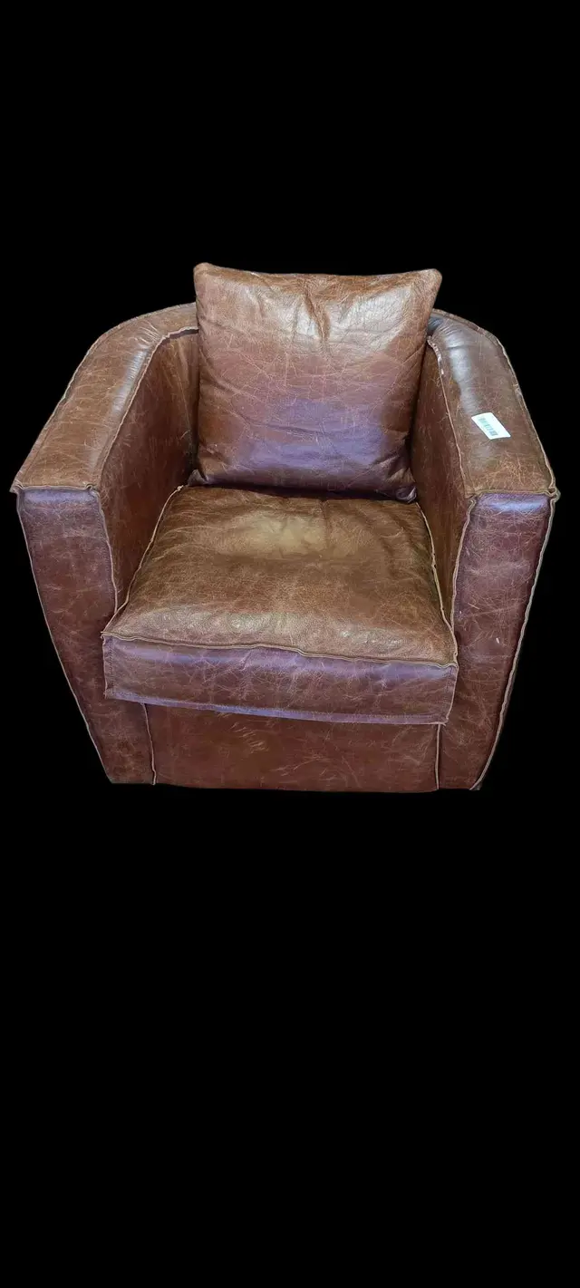 Leather Tub Chair