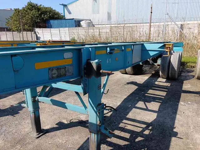 1994 TRAILER ENTERPRISES DOUBLE AXLE SKELETAL