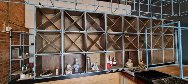 Steel Frame and Boxes