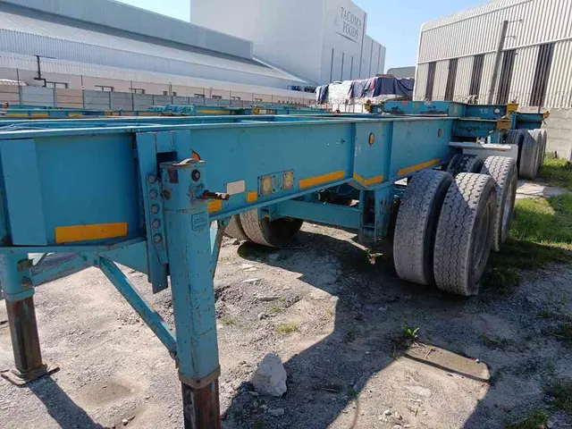 1991 THERMOTRON 6M DOUBLE AXLE SKELETAL