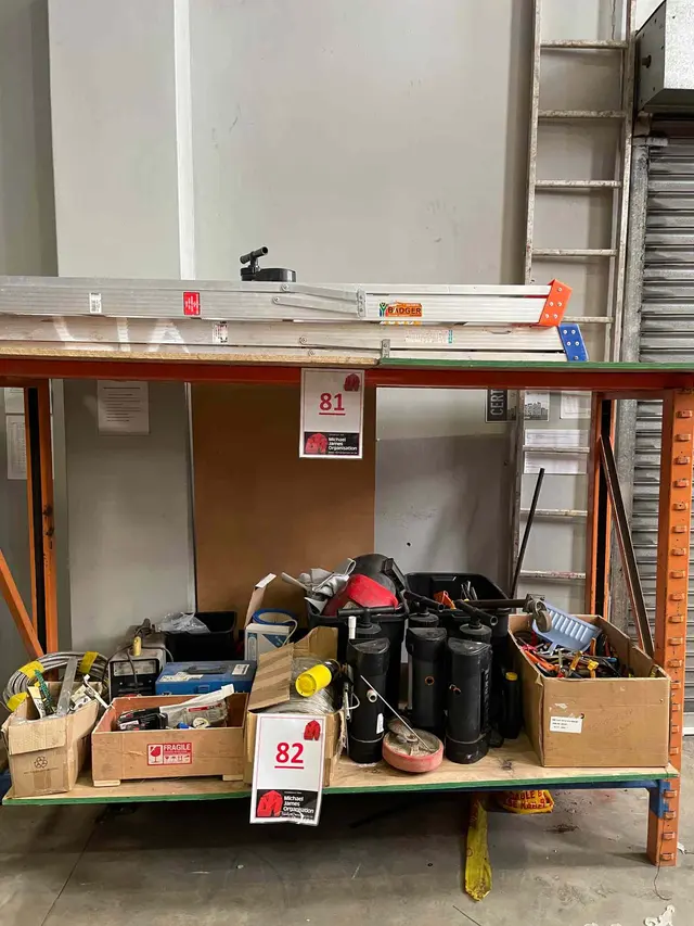 5 X SHELVING UNITS