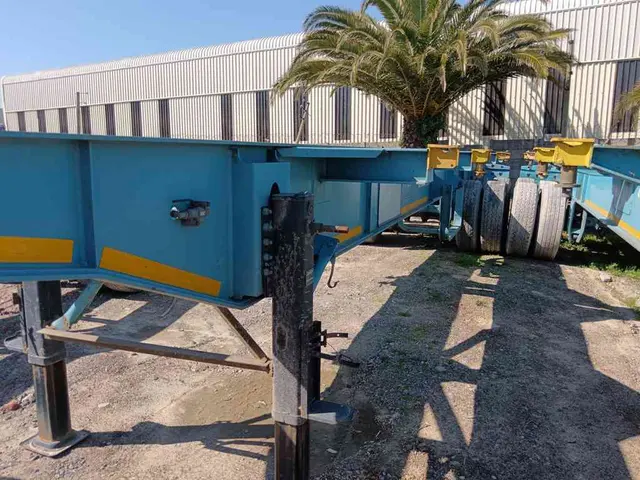 2007 TOP TRAILERS DOUBLE AXLE SKELETAL