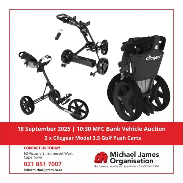 CLICGEAR 3.5 GOLF PUSH TROLLEY