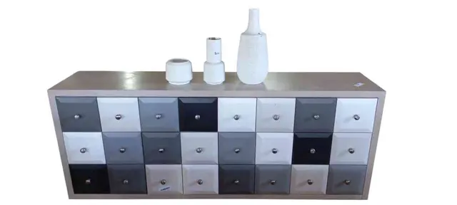 Gradient Colour Multi-Drawer Side Server