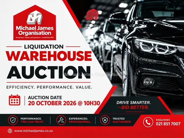 Warehouse Liquidation Auction - 20 October 2026 A-3709