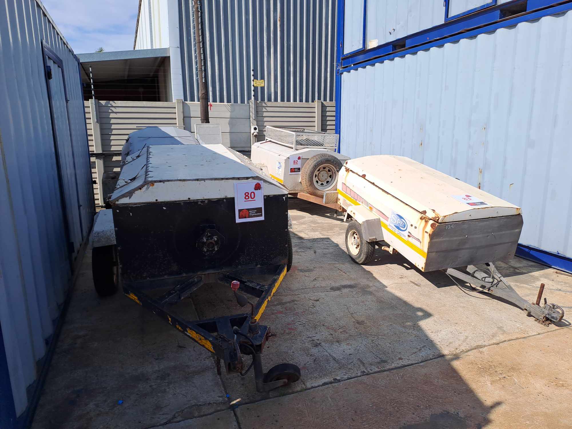 TLB, Bowsers, Trailers, Compressors, Scaffolding, Tools, and Office Furniture thumbnail 75