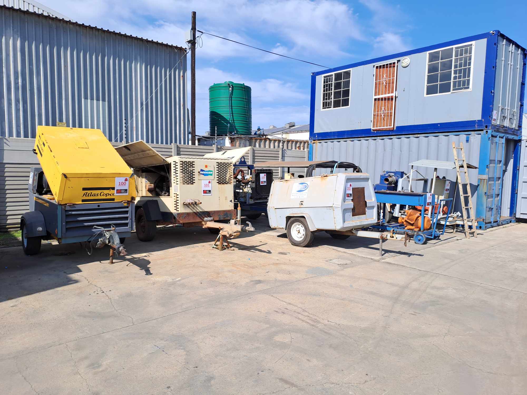TLB, Bowsers, Trailers, Compressors, Scaffolding, Tools, and Office Furniture thumbnail 80