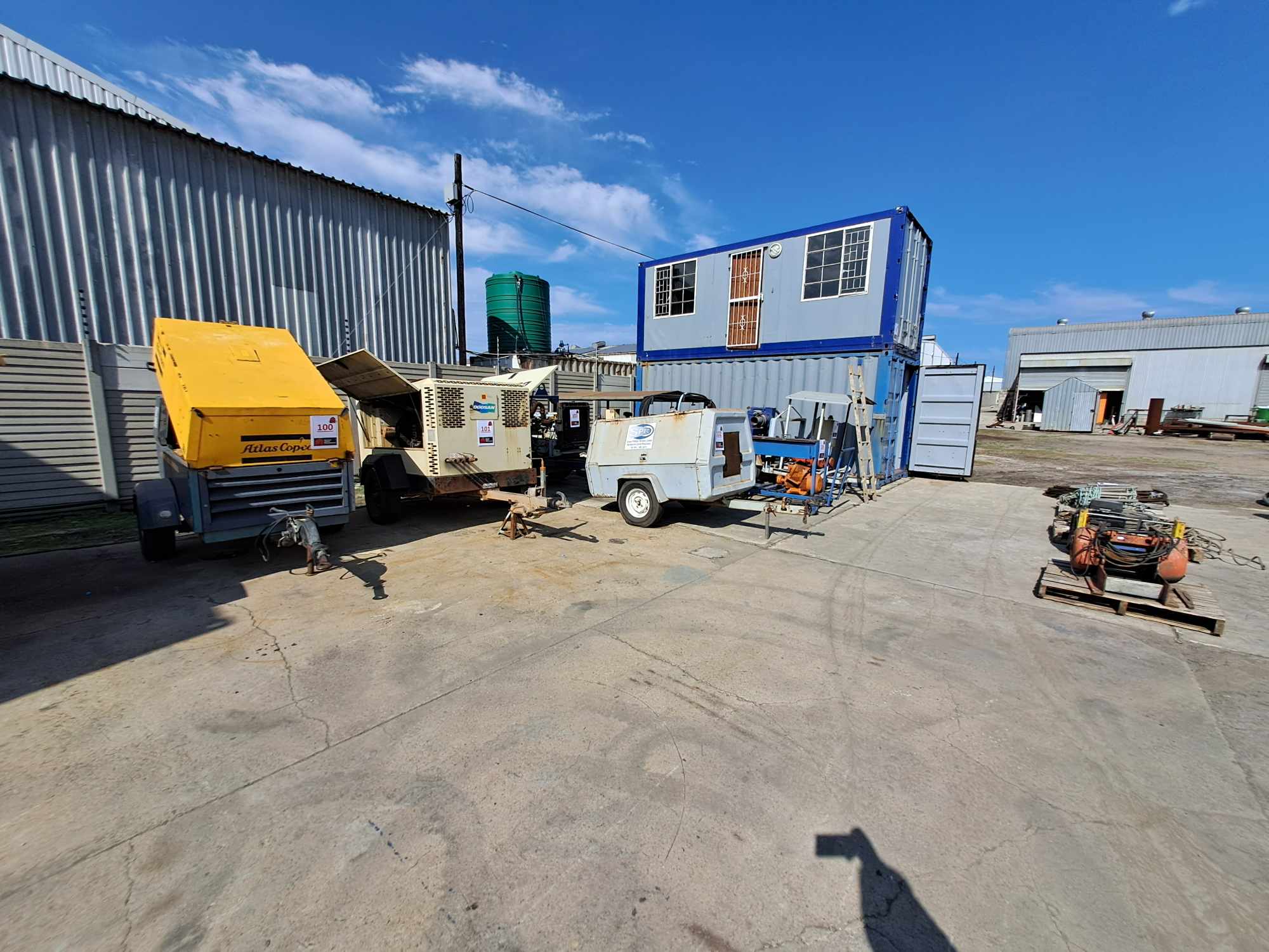 TLB, Bowsers, Trailers, Compressors, Scaffolding, Tools, and Office Furniture thumbnail 85
