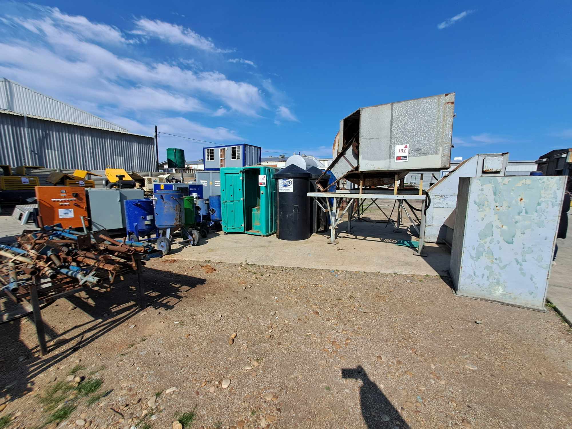 TLB, Bowsers, Trailers, Compressors, Scaffolding, Tools, and Office Furniture thumbnail 86