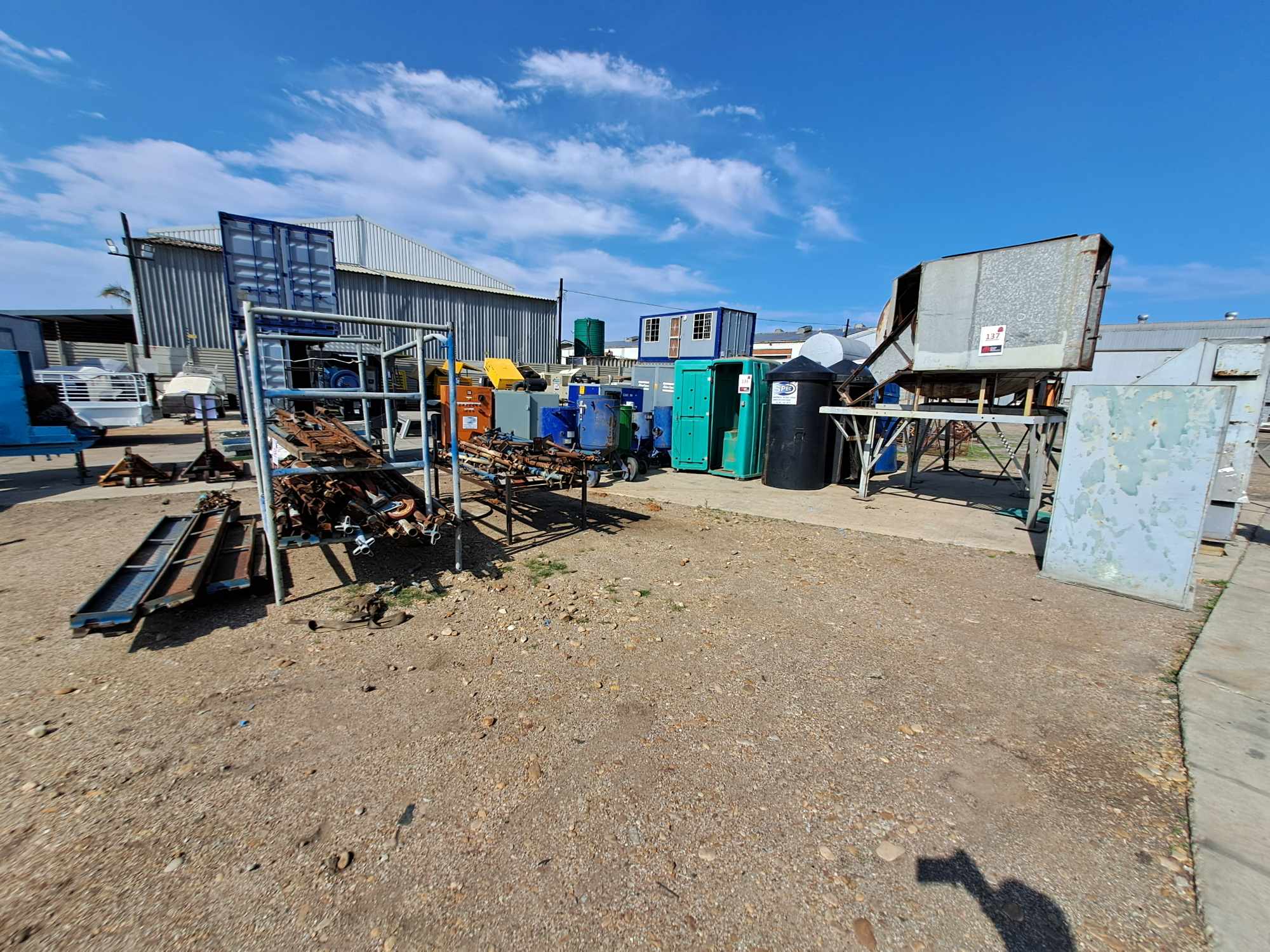 TLB, Bowsers, Trailers, Compressors, Scaffolding, Tools, and Office Furniture thumbnail 87