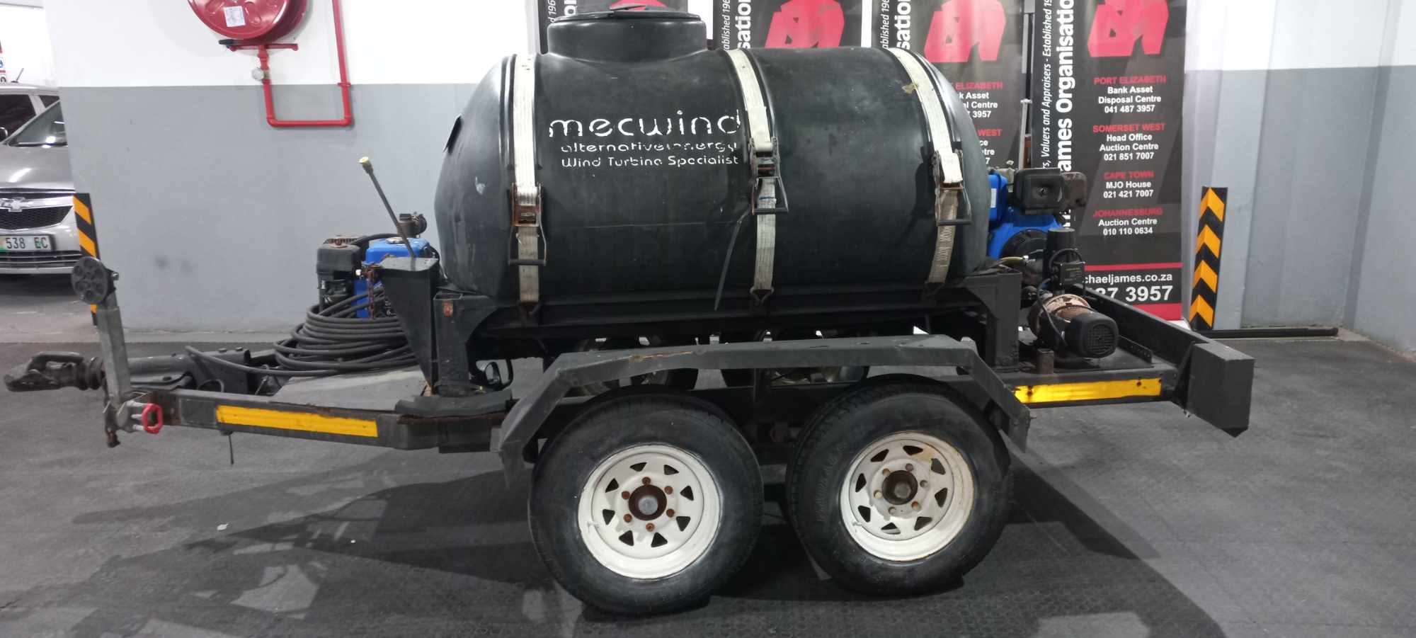 Water Tank Trailer - Including Water Pump, Generator & High Pressure Sprayer thumbnail 4