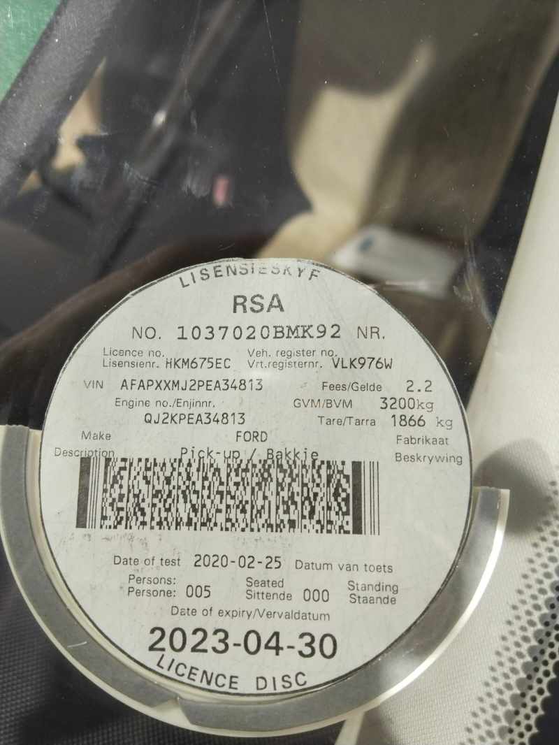 2015 FORD RANGER 2.2 TDCI XL P/U D/C thumbnail 6