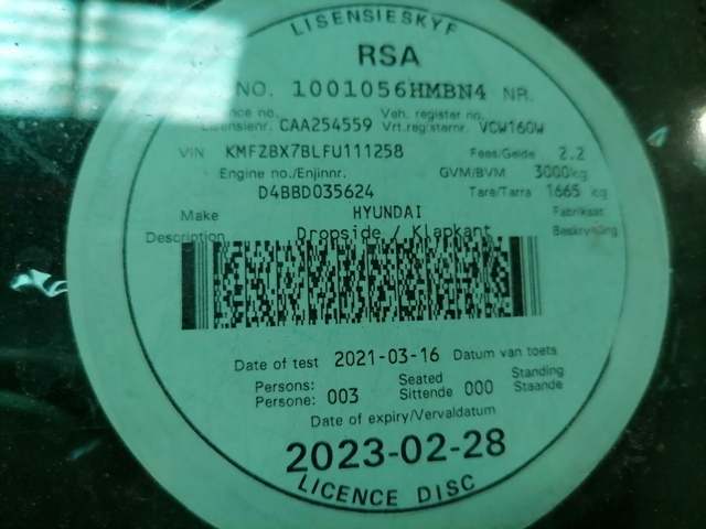 2014 Hyundai H100 2.6D thumbnail 9