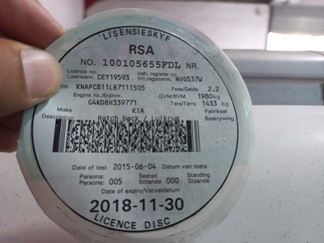 2011 Kia Sportage 2.0 / Non Runner thumbnail 10