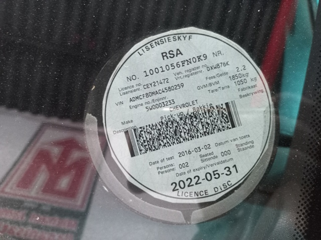 2012 Chevrolet Utility 1.4 S/C P/U thumbnail 10