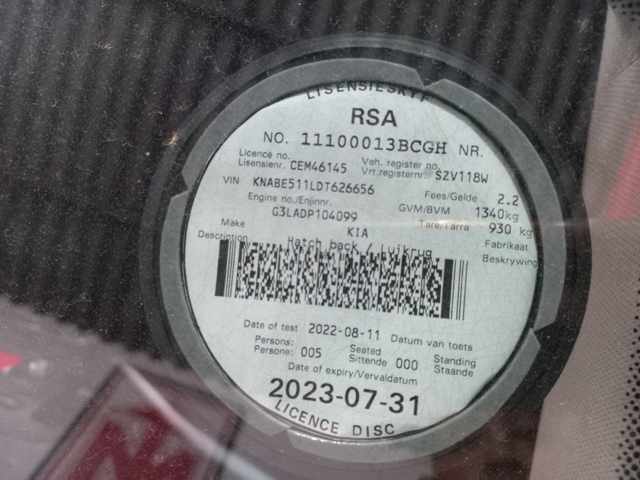 2014 Kia picanto 1.0 thumbnail 10