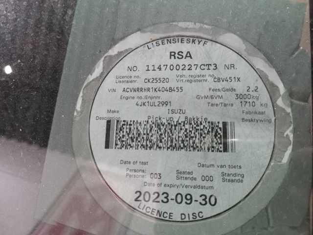 2020 Isuzu D-MAX 250 S/C P/U thumbnail 10