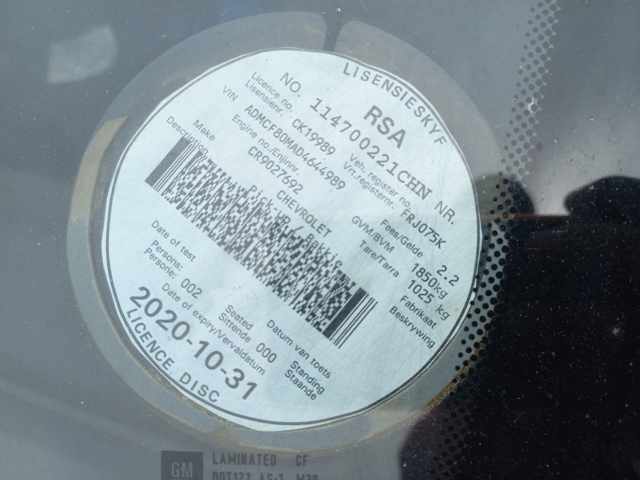2013 Chevrolet Utility 1.4 (NON RUNNER) thumbnail 7