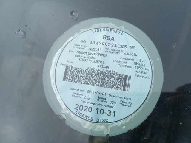2015 Nissan NP200 1.6 (NON RUNNER) thumbnail 4