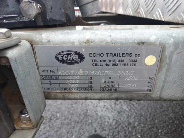 Echo 4 Off Road Trailer thumbnail 4