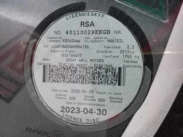 2019 Haval H6 C 2.0T (Radiator Faulty) thumbnail 10
