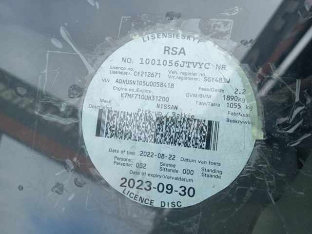 2013 Nissan NP200 1.6 P/U S/C (NON RUNNER) thumbnail 9