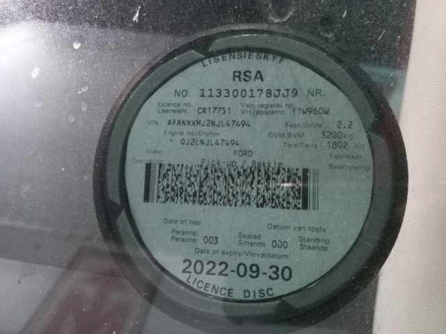 2018 Ford Ranger 2.2 TDCi XL P/U S/C thumbnail 10