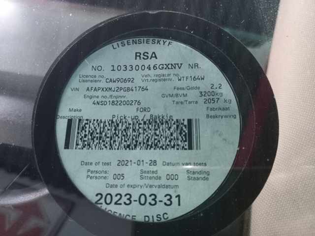 2016 Ford Ranger 2.2 TDCi 4X4 P/U D/C thumbnail 10
