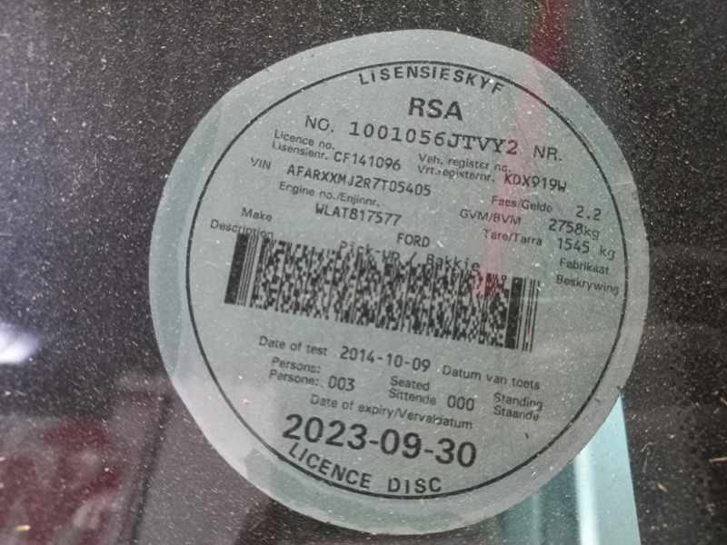 2007 Ford Ranger 2.5TDI P/U S/C thumbnail 10