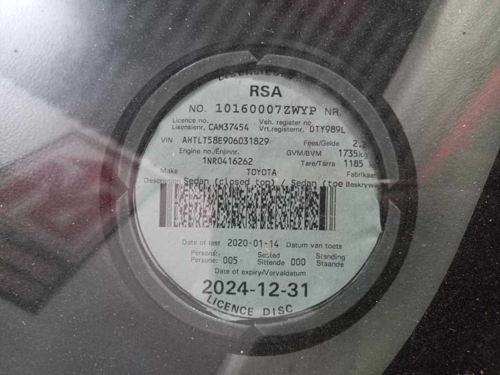 2012 Toyota Corolla 1.3 thumbnail 10
