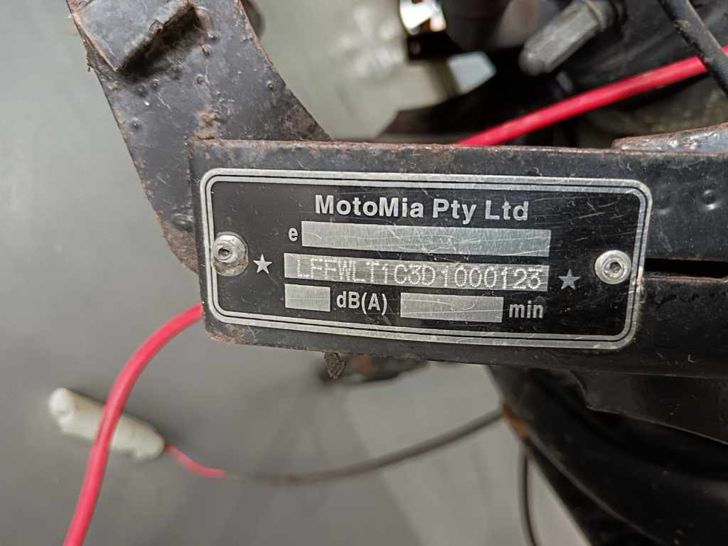 2011 Moto Mia Java 170 CC (NON RUNNER) thumbnail 8