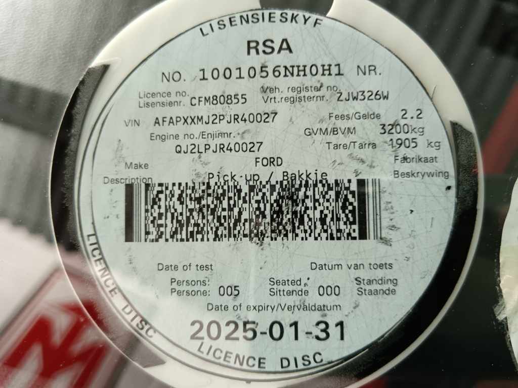 2019 FORD RANGER 2.2TDCi A/T P/U D/C thumbnail 10