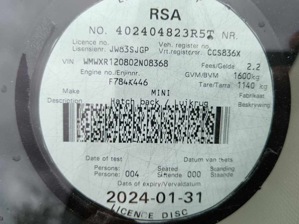 2021 MINI ONE 1.5T A/T thumbnail 10