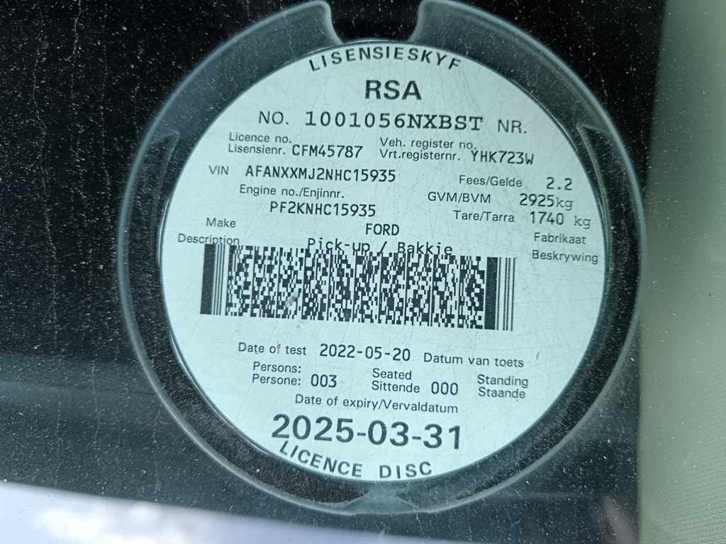 2018 FORD RANGER 2.2TDCI P/U S/C thumbnail 10