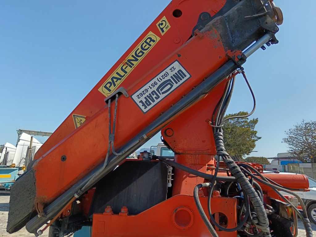 1989 MERCEDES BENZ 2628 DOUBLE AXLE WITH 1995 PAFFINGER CRANE thumbnail 9
