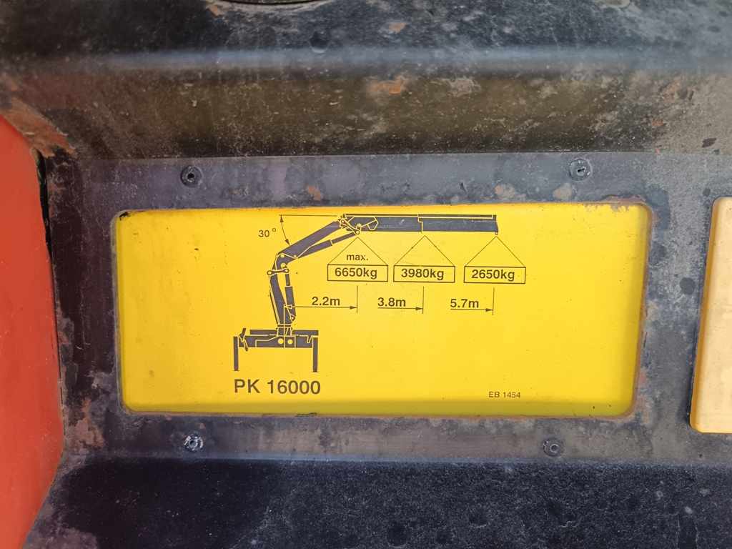 1989 MERCEDES BENZ 2628 DOUBLE AXLE WITH 1995 PAFFINGER CRANE thumbnail 10