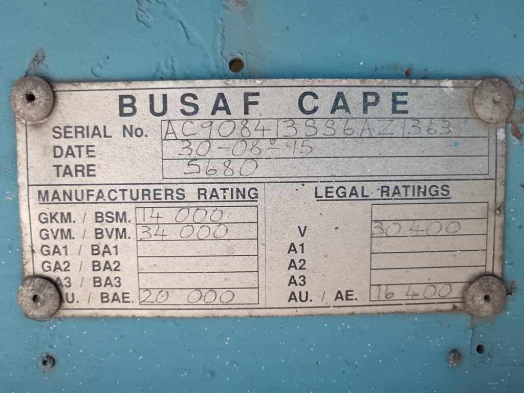 1995 BUSAF FLAT DECK DOUBLE AXLE thumbnail 5