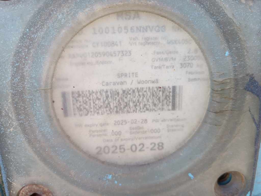 1982 SPRITE SWIFT DOUBLE AXLE SKELETAL thumbnail 7