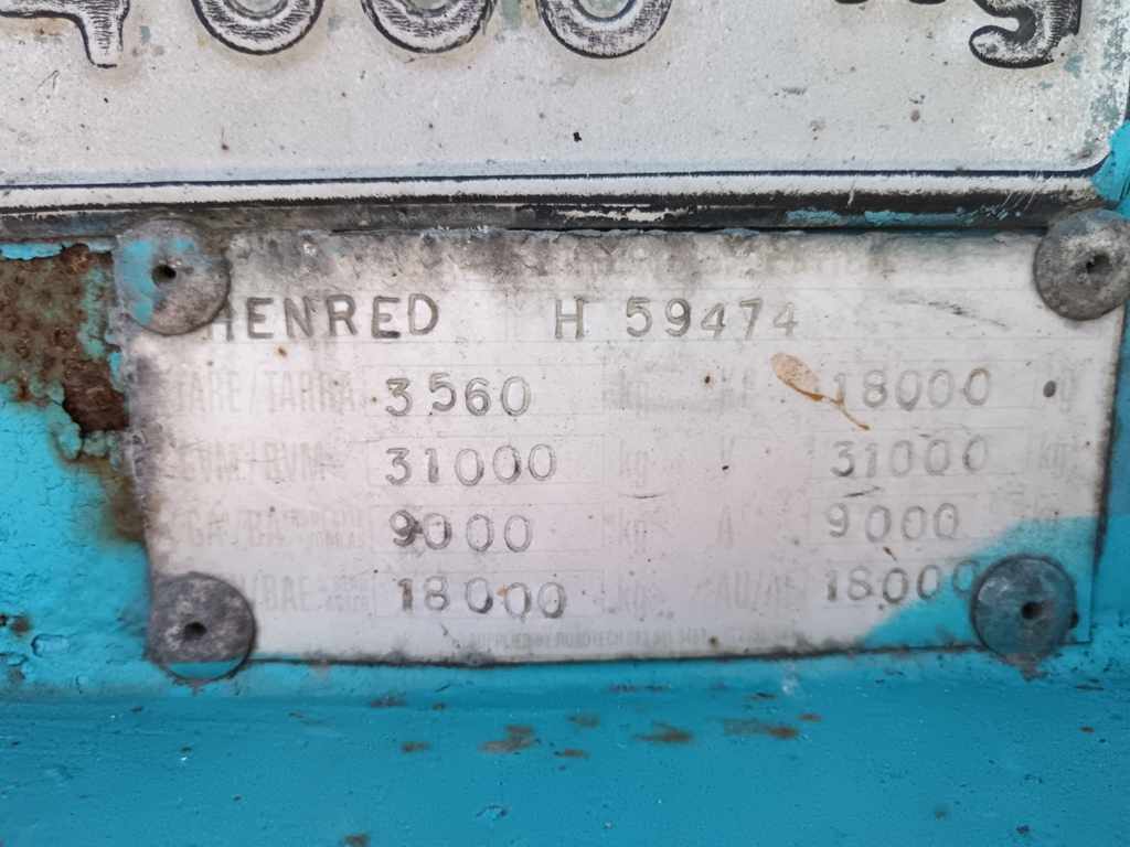 1985 HENRED FRUEHAUF DOUBLE AXLE SKELETAL thumbnail 5