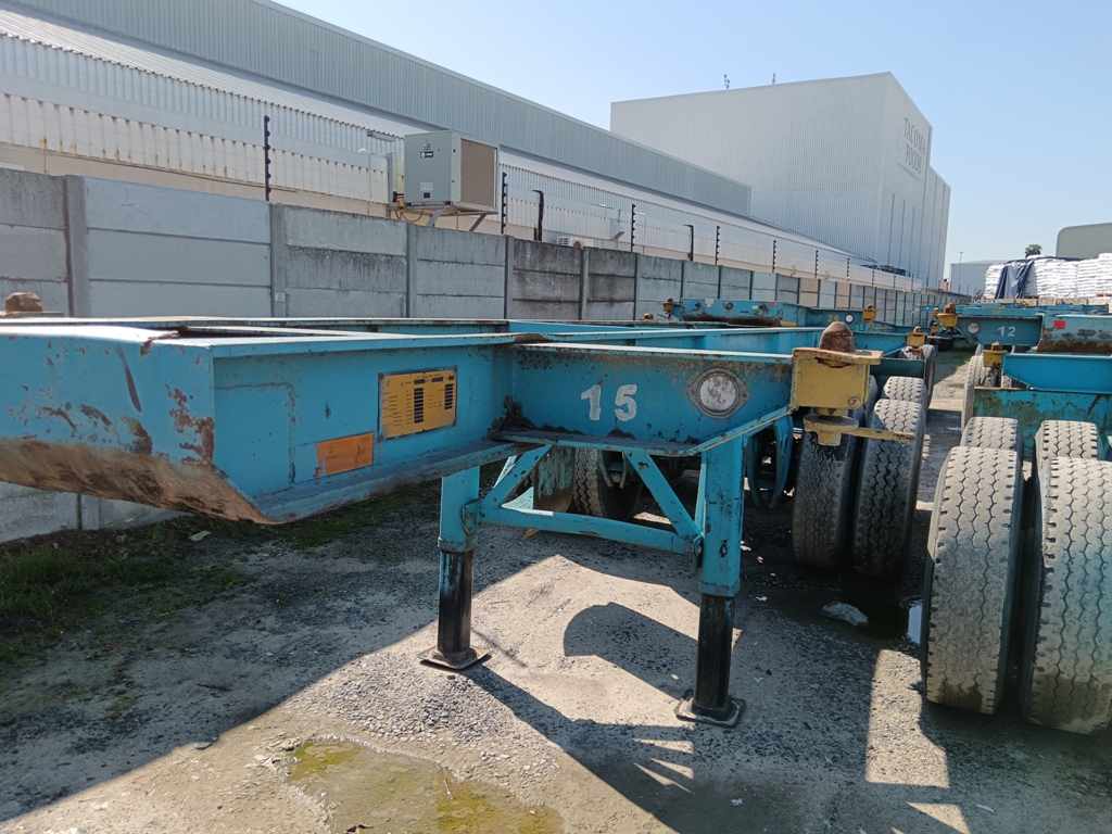 1996 HENRED FRUEHAUF DOUBLE AXLE SKELETAL thumbnail 2